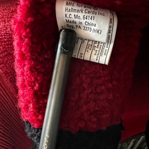 Two Vintage Hallmark Christmas Plush Kris The Bear and Broose The Moose 1998 - Picture 7 of 10